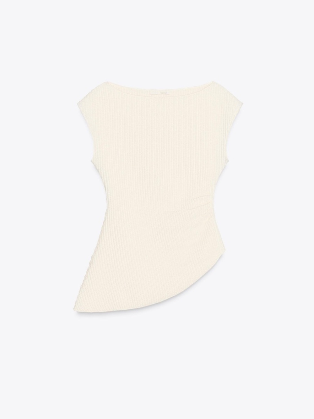 ZARA Asymmetric Textured Top